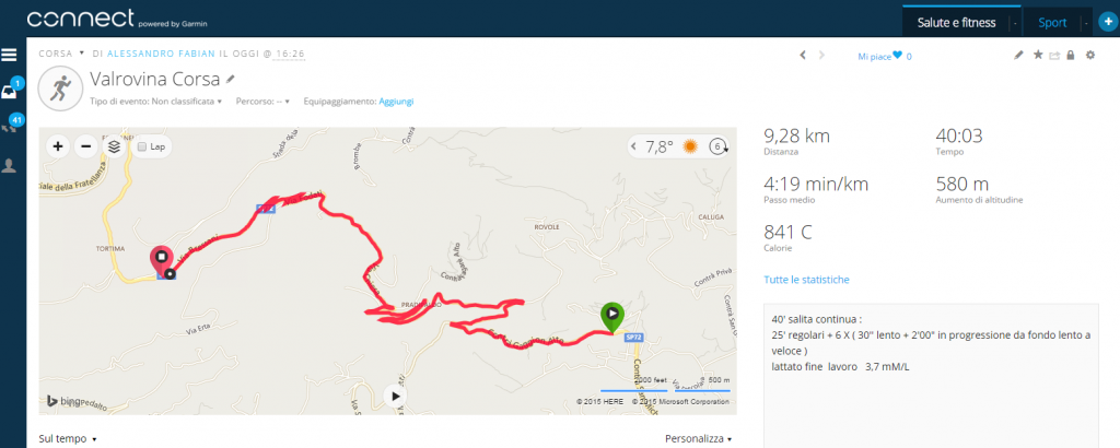 planimetria e dati di sintesi 